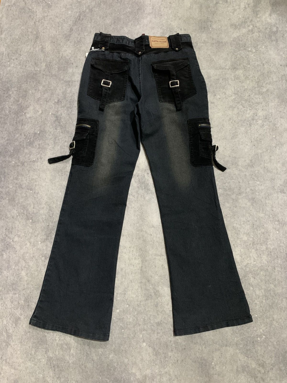 Other Flared jeans multi pocket cargo x if six was nine x vintage Size US 29 - 2 Thumbnail