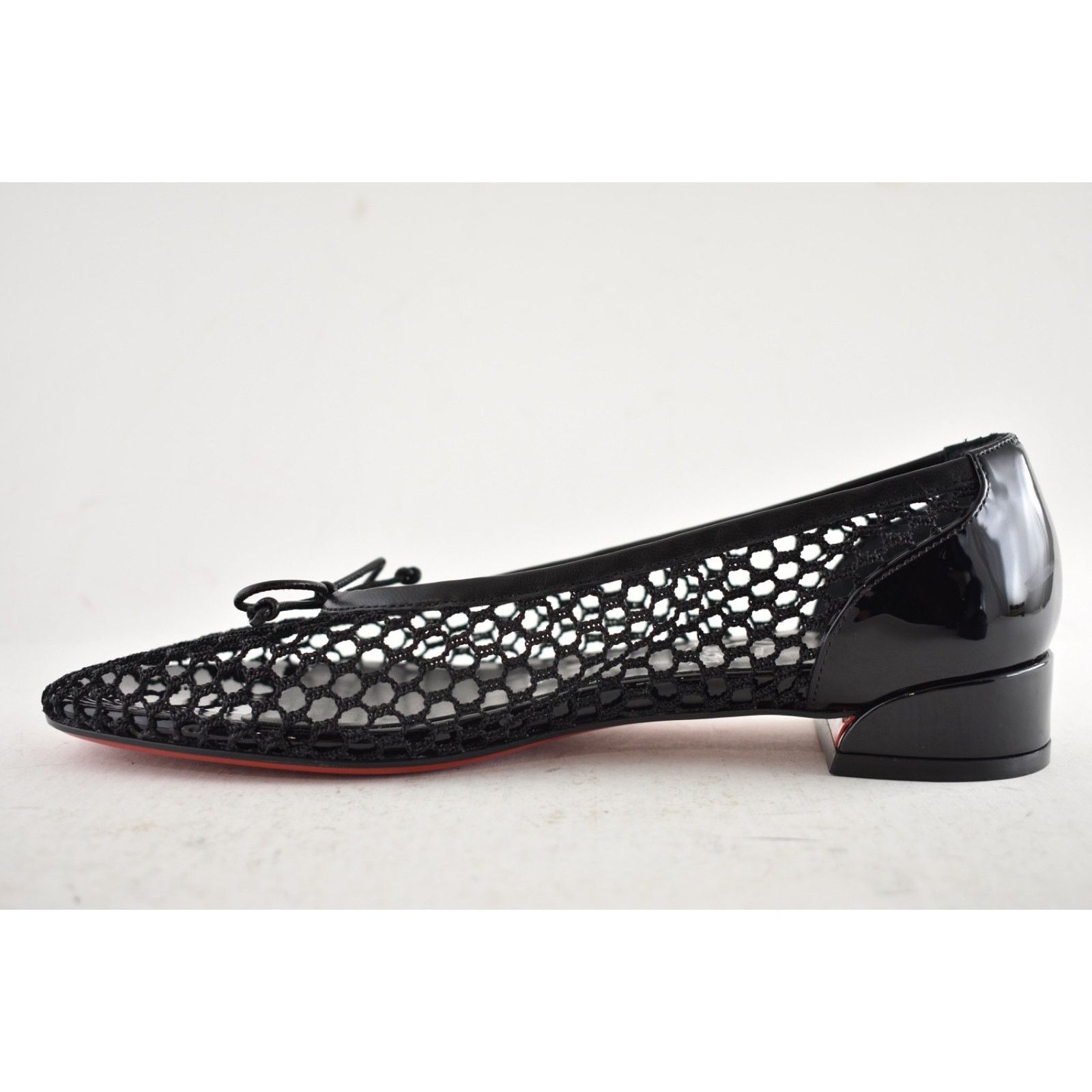 Christian Louboutin Christian Louboutin Sweetie Jane Mesh Flat Black Ballet Size US 7.5 / IT 37.5 - 17 Thumbnail