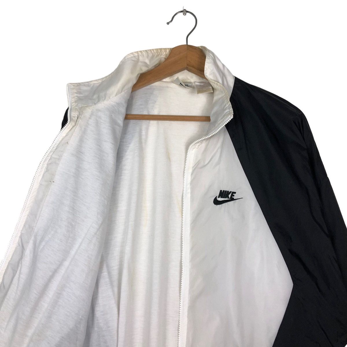 Nike × Vintage 🔥Vintage Bomber Jacket Nike Big Swoosh Big Logo Size US L / EU 52-54 / 3 - 12 Thumbnail