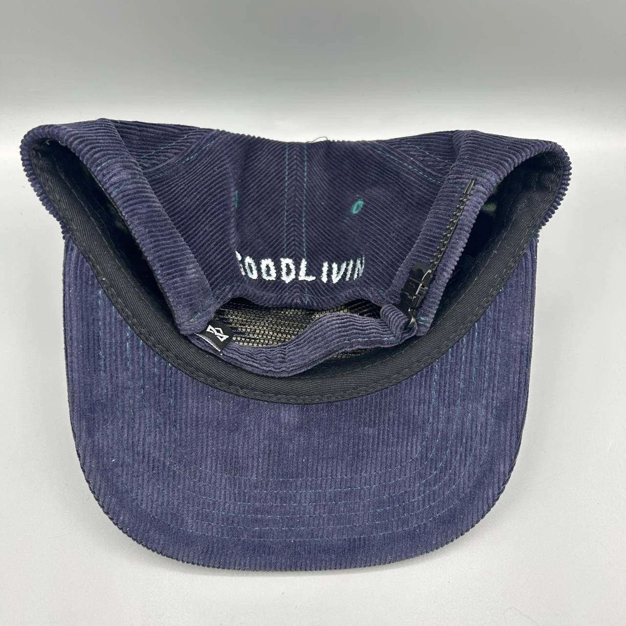 Grassroots California Good Livin Hat Men Blue Corduroy Strap Back Cap Cotton Size ONE SIZE - 8 Thumbnail