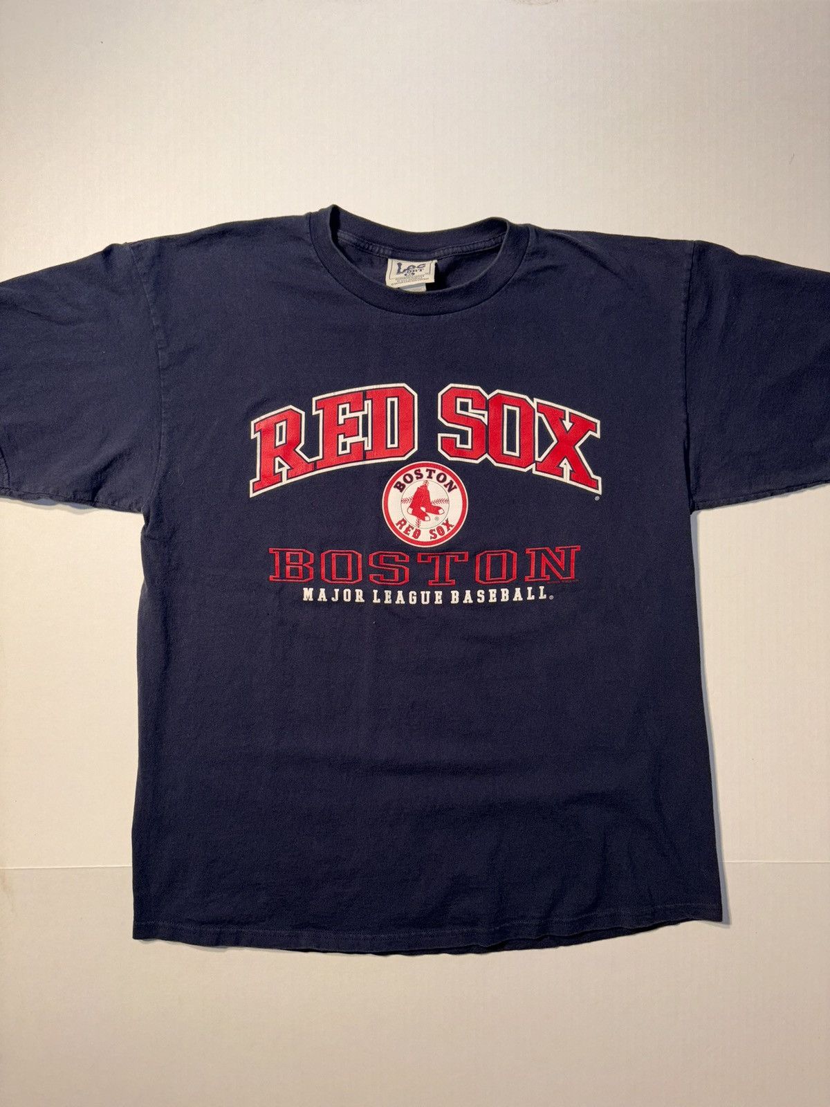 Nutmeg Vtg Nutmeg Lee Sport Boston Red Sox Baseball Spellout 90’s Size US XL / EU 56 / 4 - 1 Thumbnail