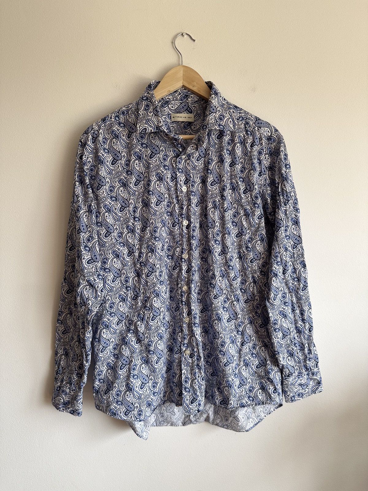 Etro Etro patterned made in italy shirt great cotton Size US L / EU 52-54 / 3 - 1 Thumbnail