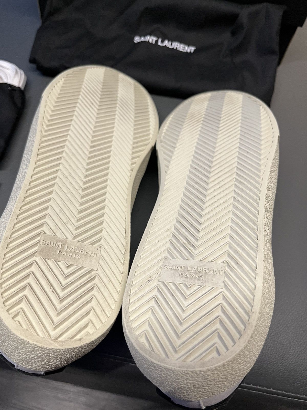 Saint Laurent Paris Super Runway Brand New Saint Laurent Logo Moon Plus Sneaker Size US 11.5 / EU 44-45 - 8 Thumbnail