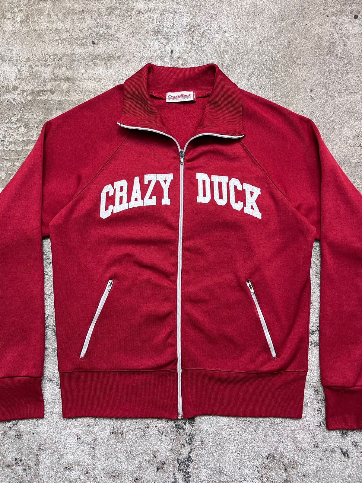 Vintage CRAZY DUCK VINTAGE TRACK JACKET - LOT № 2247 Size US L / EU 52-54 / 3 - 2 Thumbnail