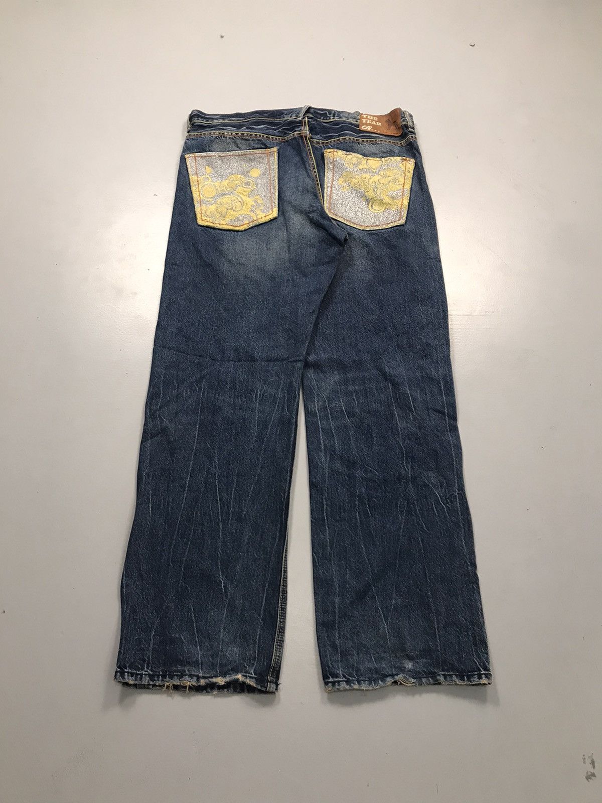 JNCO Vintage The year of embroidered denim Size US 38 / EU 54 - 1 Thumbnail