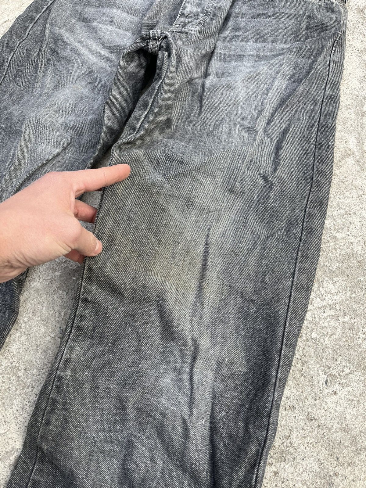 G-Star × Japanese Brand × Le Grande Bleu (L.G.B.) Vintage Big Logo G-Star Faded Jeans Rick Owens Style Denim Size US 32 / EU 48 - 9 Thumbnail