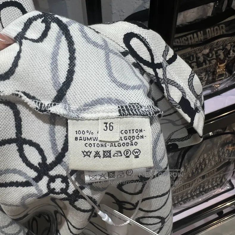 Other Hermes Black and White Colorblock Dress with Classic Rope Size XS / US 0-2 / IT 36-38 - 3 Thumbnail