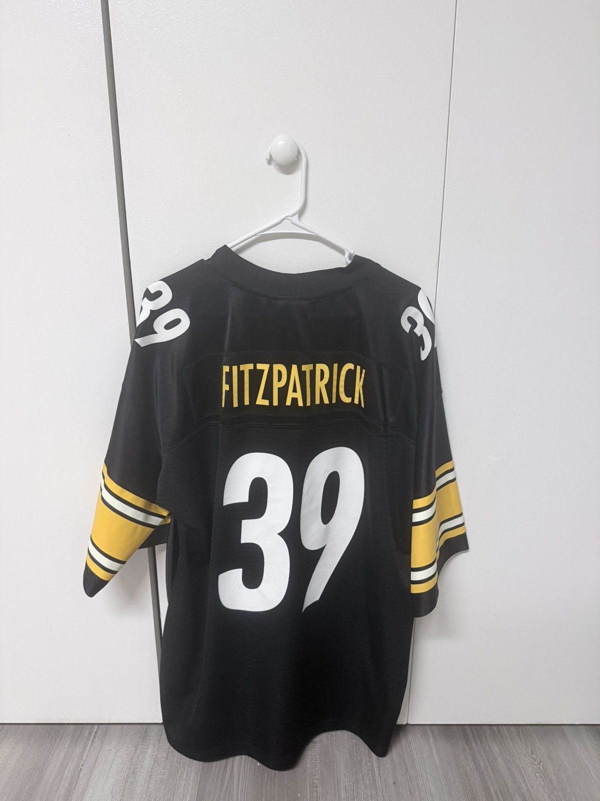 NFL Pittsburgh Steelers fitblack and yellow jersey Size US XL / EU 56 / 4 - 2 Thumbnail