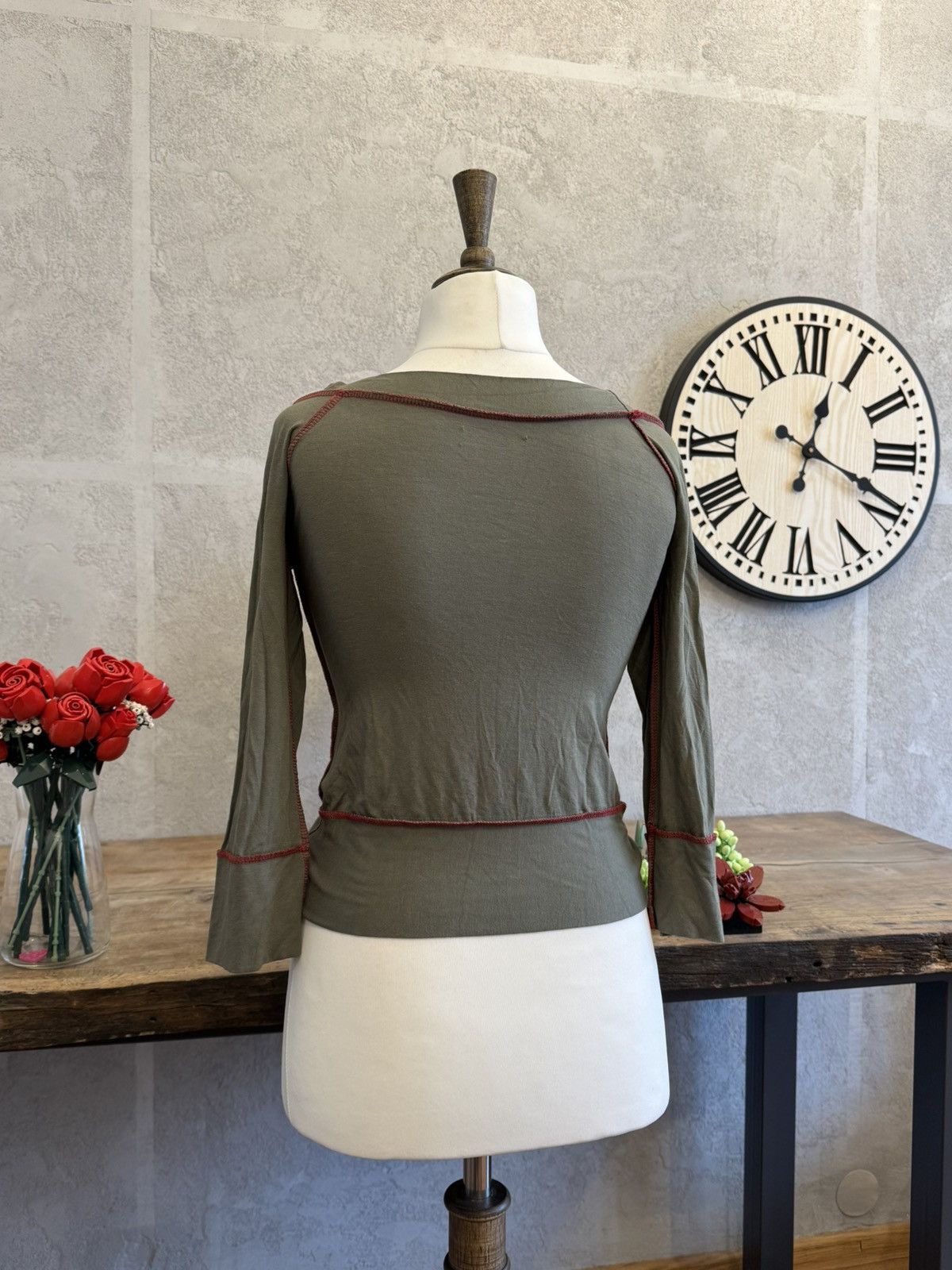 Vintage Vintage avant garde archive blouse longsleeve if6was9 lgb 00 Size S / US 4 / IT 40 - 2 Thumbnail