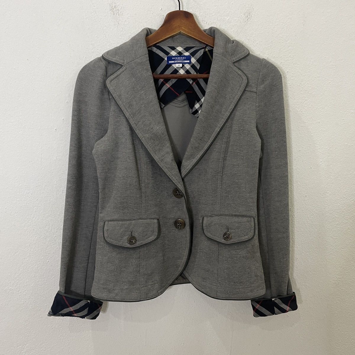 Burberry Vintage Burberry London Blue Label Jacket Size S / US 4 / IT 40 - 1 Thumbnail