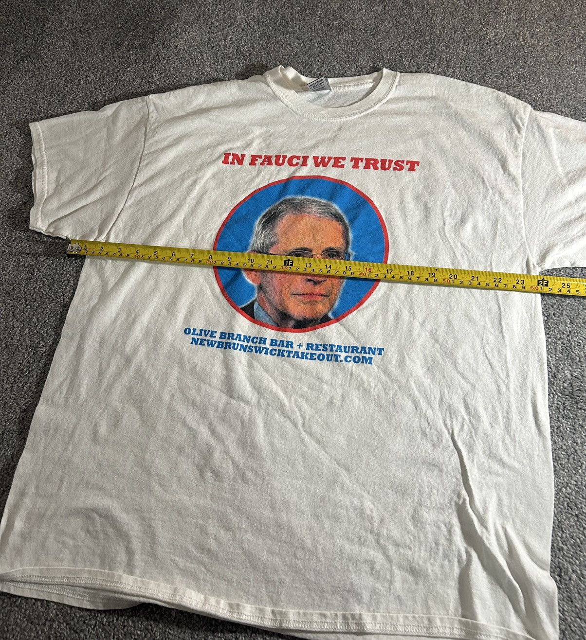 Vintage Men’s Fauci Graphic Tee Size US XL / EU 56 / 4 - 4 Thumbnail