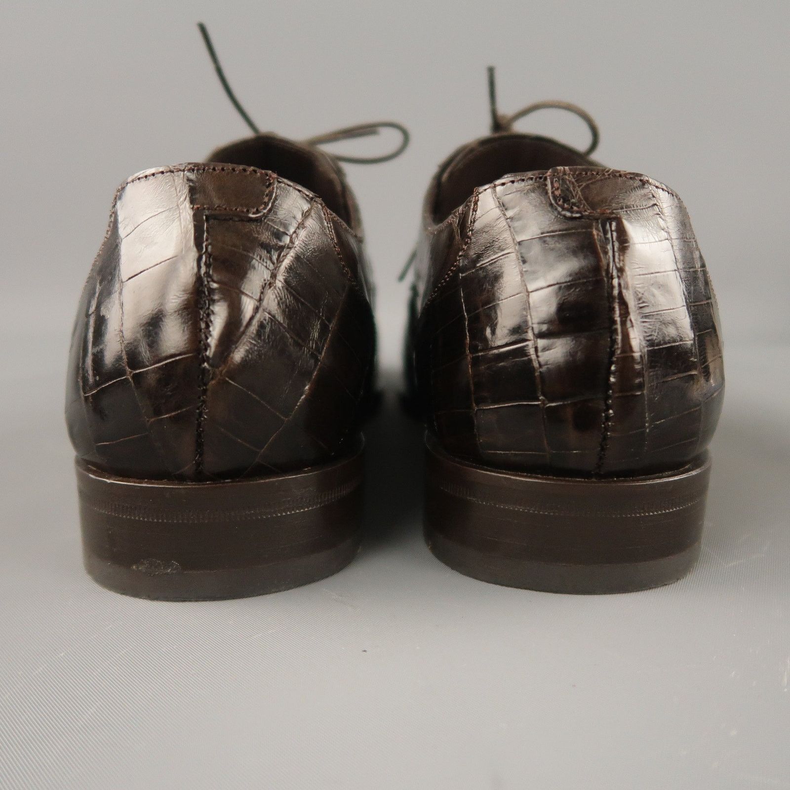Mezlan MEZLAN Size 9 Brown Textured Lace Up Lace Up Shoes Size US 9 / EU 42 - 6 Thumbnail