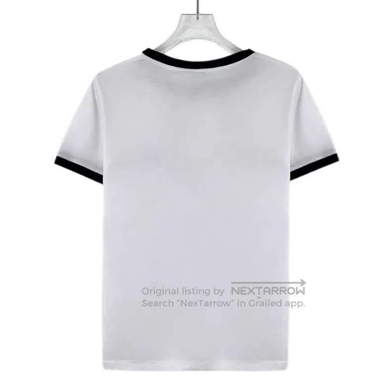 Loewe Loewe White logo embroidered cotton crew-neck short-sleeve Size S / US 4 / IT 40 - 2 Thumbnail