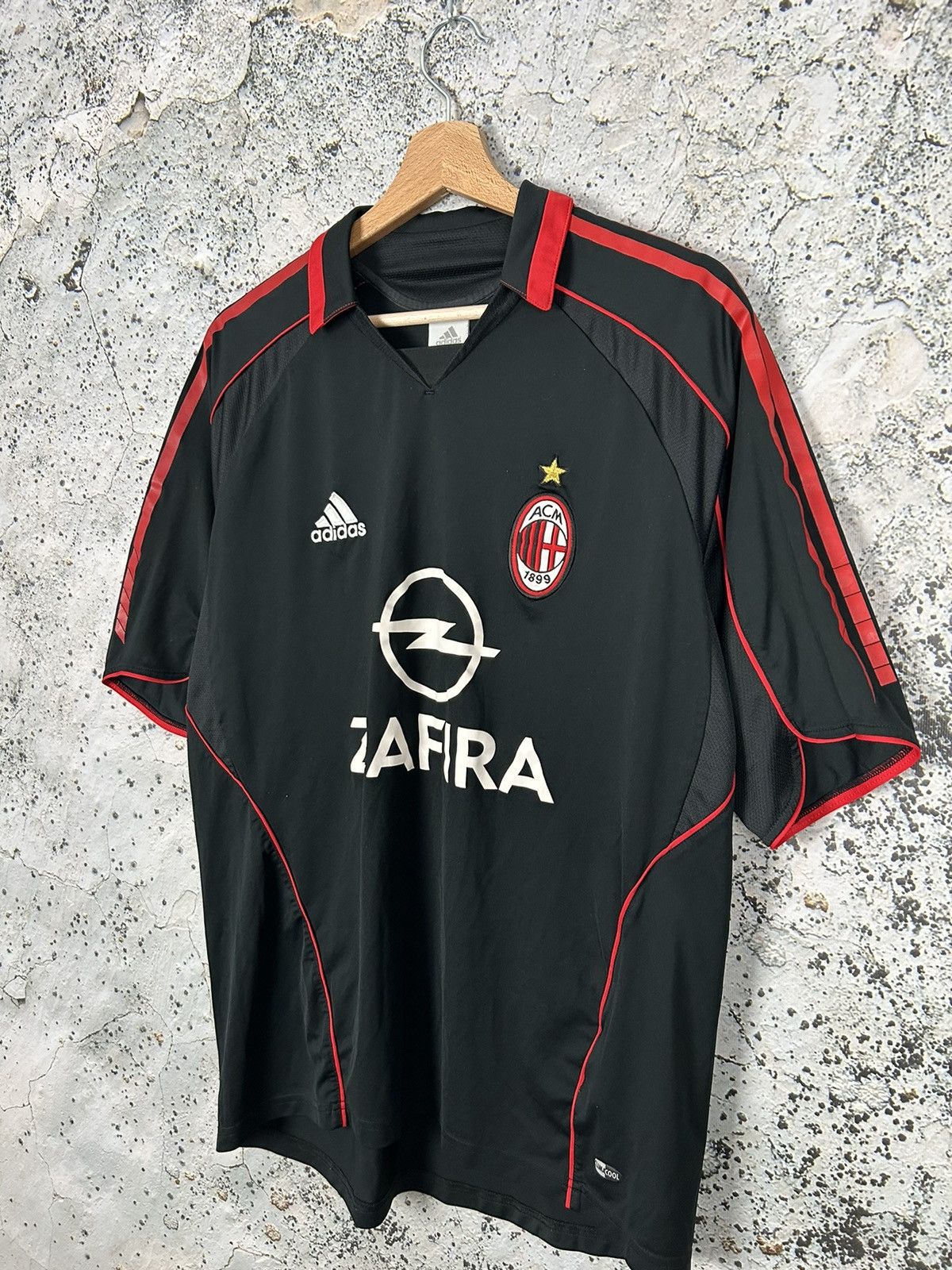 Adidas Vintage AC Milan 2005 Adidas Soccer Jersey Football Rare Size US L / EU 52-54 / 3 - 2 Thumbnail