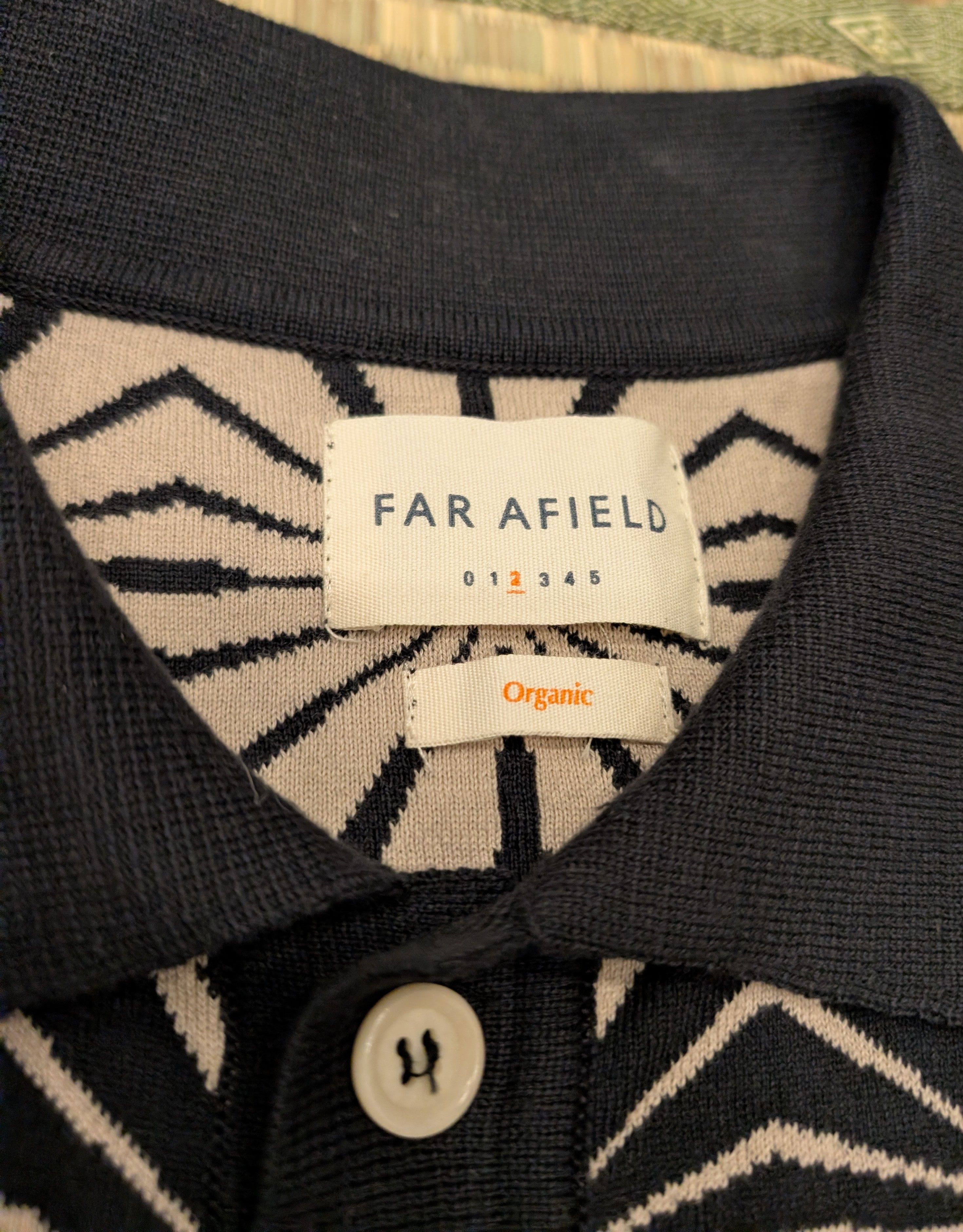 Far Afield SOLD OUT Far Afield Zig Zag Organic Cotton Cardigan Size US M / EU 48-50 / 2 - 3 Thumbnail