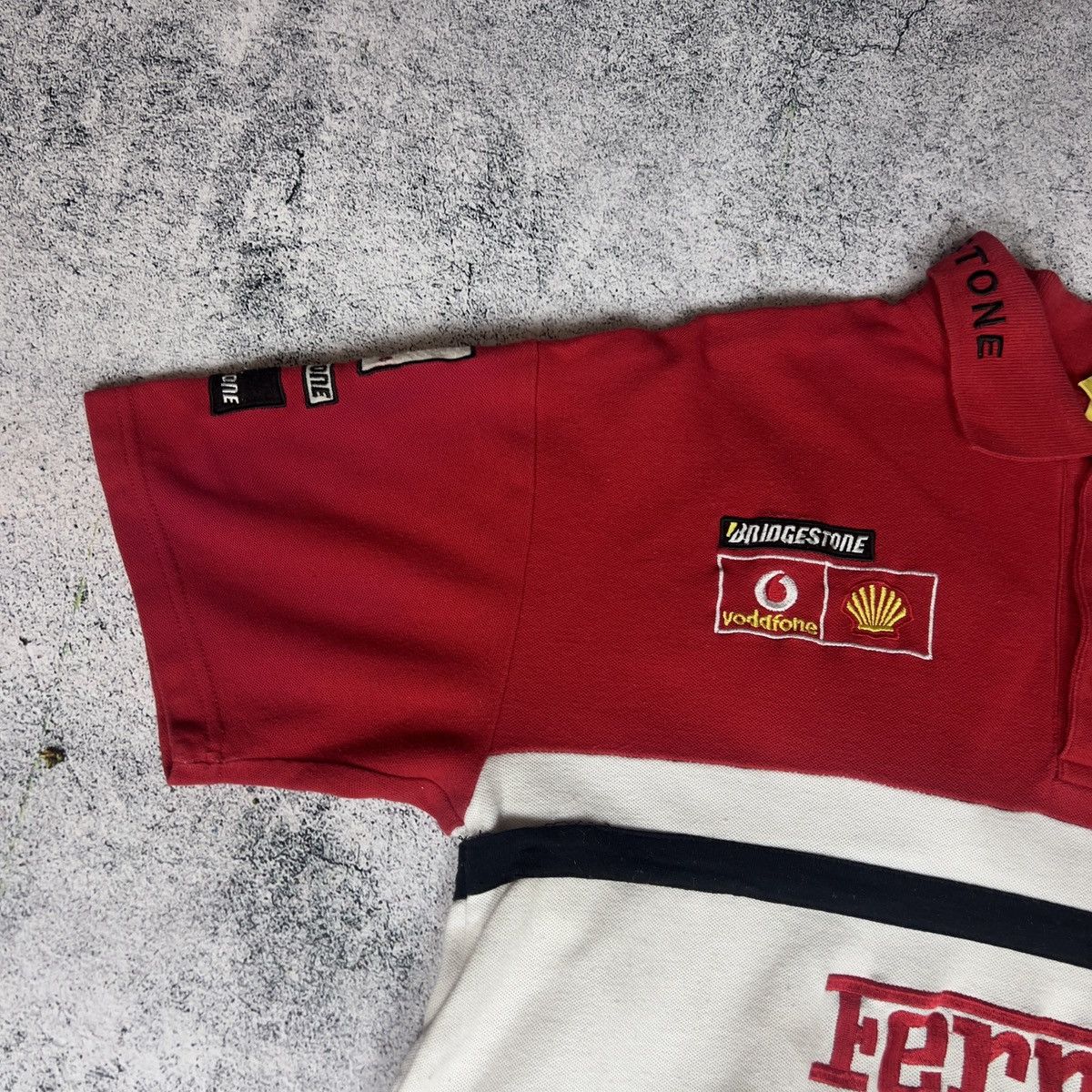 Ferrari Ferrari Polo Men's Size S Cotton Short Sleeve Racing Y2K 90s Size US S / EU 44-46 / 1 - 2 Thumbnail