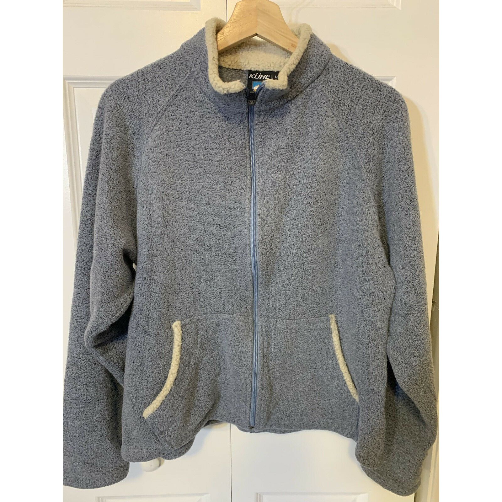 Kuhl KUHL Jacket Women's Size L Fleece Full Zip Jacket Gray Size L / US 10 / IT 46 - 1 Thumbnail