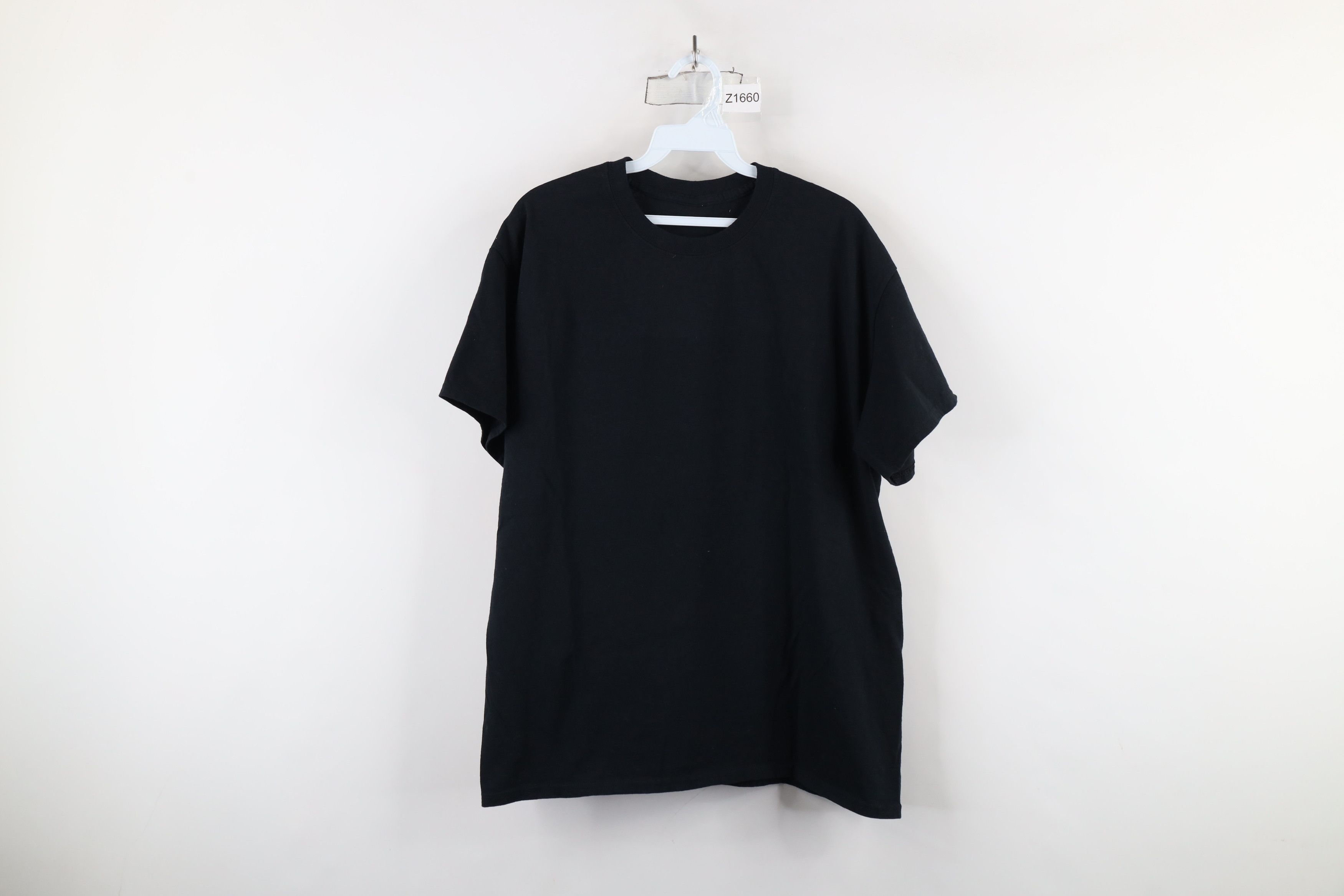 Vintage Vintage 90s Streetwear Short Sleeve T-Shirt Black Cotton Size US L / EU 52-54 / 3 - 1 Thumbnail