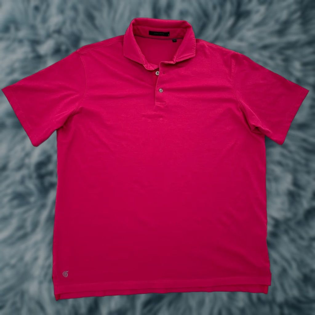 Vintage Greyson Shirt Adult Large Polo Stretch Logo Mens L Pink Golf Cotton Blend Solid Size US L / EU 52-54 / 3 - 1 Thumbnail