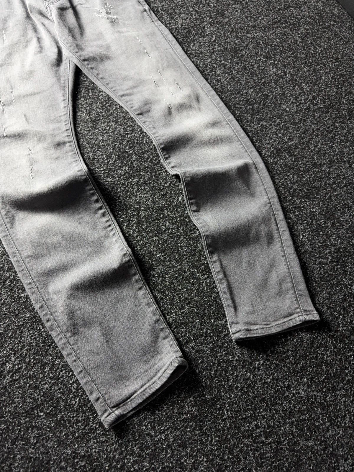 G-Star 00s G-Star RAW Revend Super Slim Grey Distressed Jeans Size US 29 - 3 Thumbnail