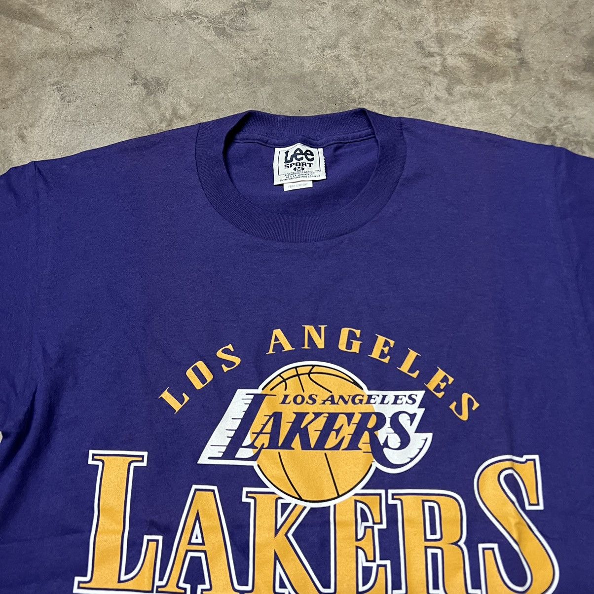 NBA × Vintage Vintage 2000’s NBA Los Angeles Lakers Lee Sport T-Shirt Size US M / EU 48-50 / 2 - 3 Thumbnail