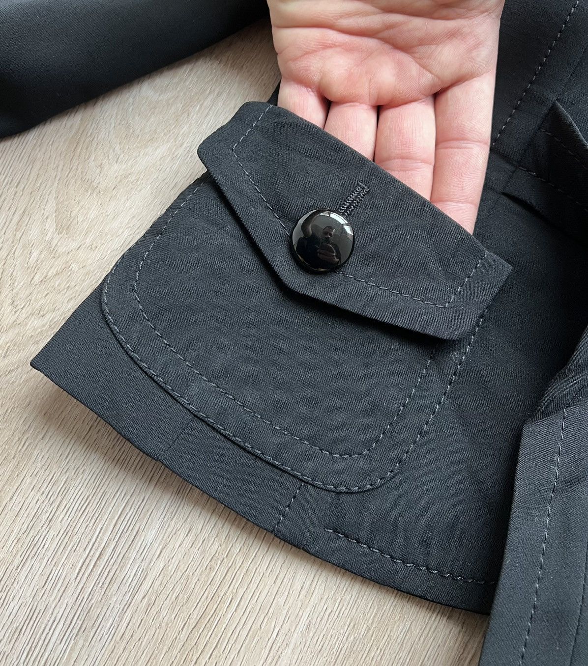 Max Mara Max Mara Black Blazer With Belt Size XL / US 12-14 / IT 48-50 - 3 Thumbnail