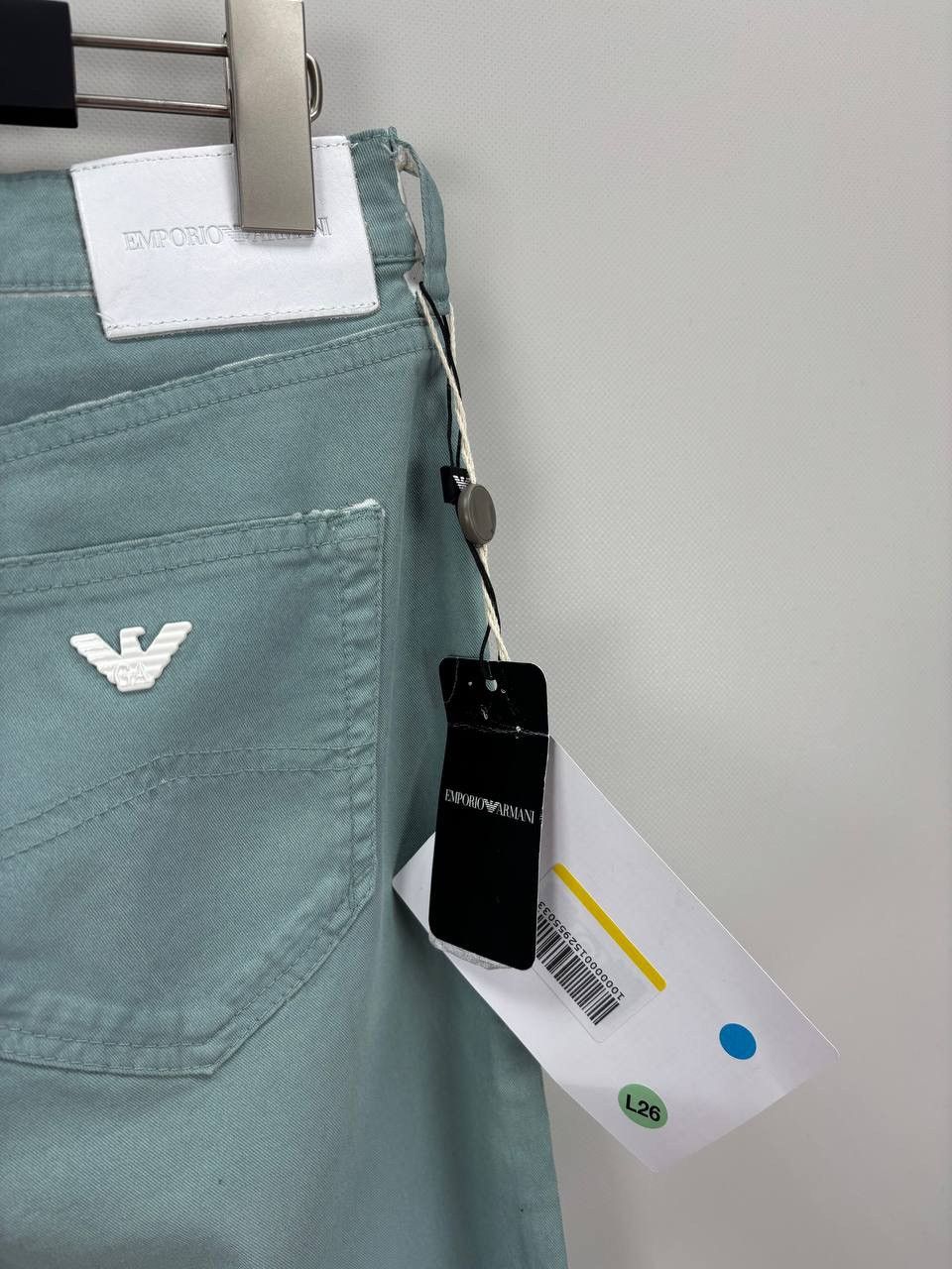 Armani × Emporio Armani Womens jeans Emporio Armani Size 29 Color Turquoise Size 26" / US 2 / IT 38 - 9 Thumbnail