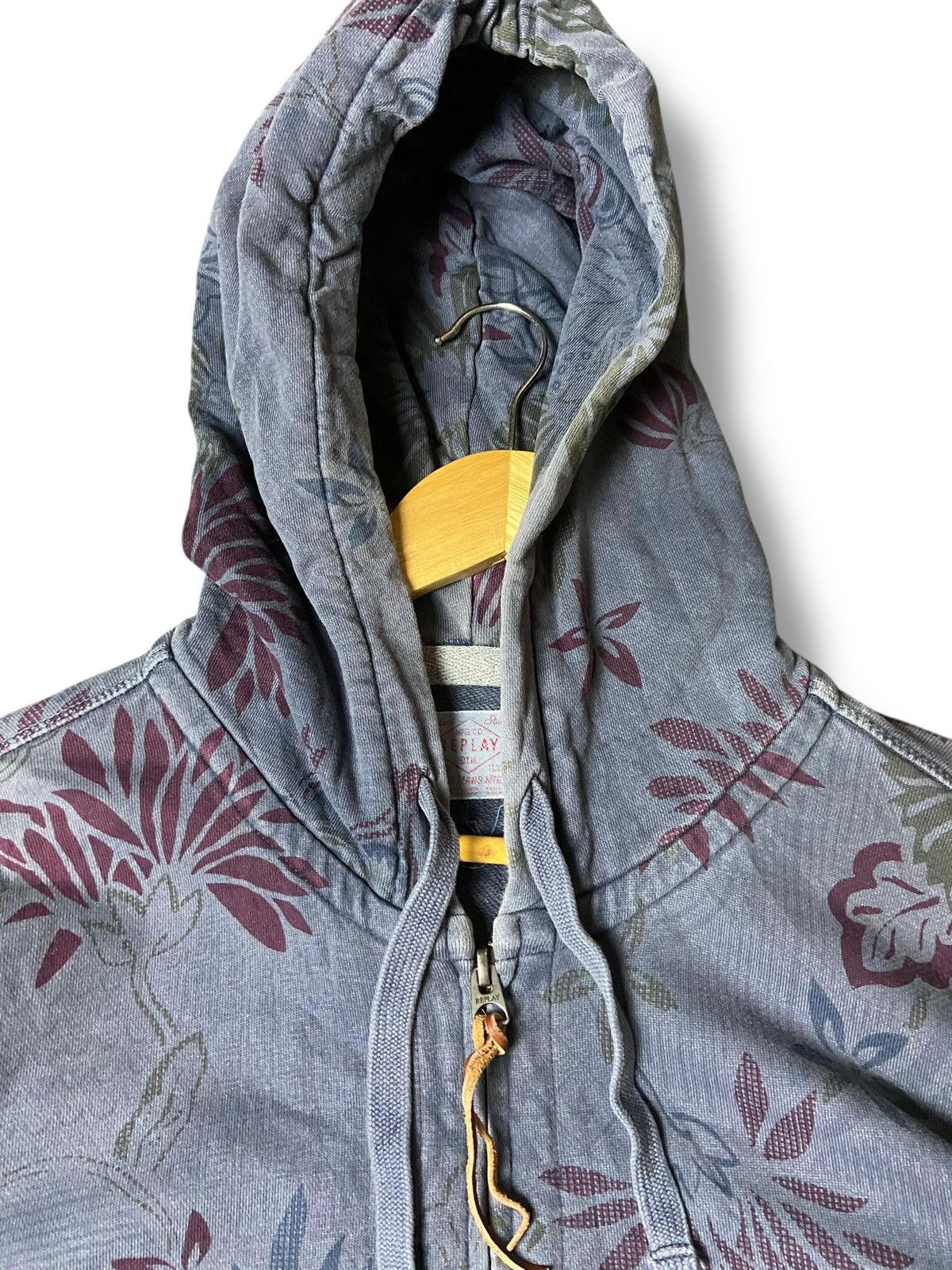 Replay Vintage Replay Custom Zip Up Hoodie Jacket (165) Size US L / EU 52-54 / 3 - 2 Thumbnail