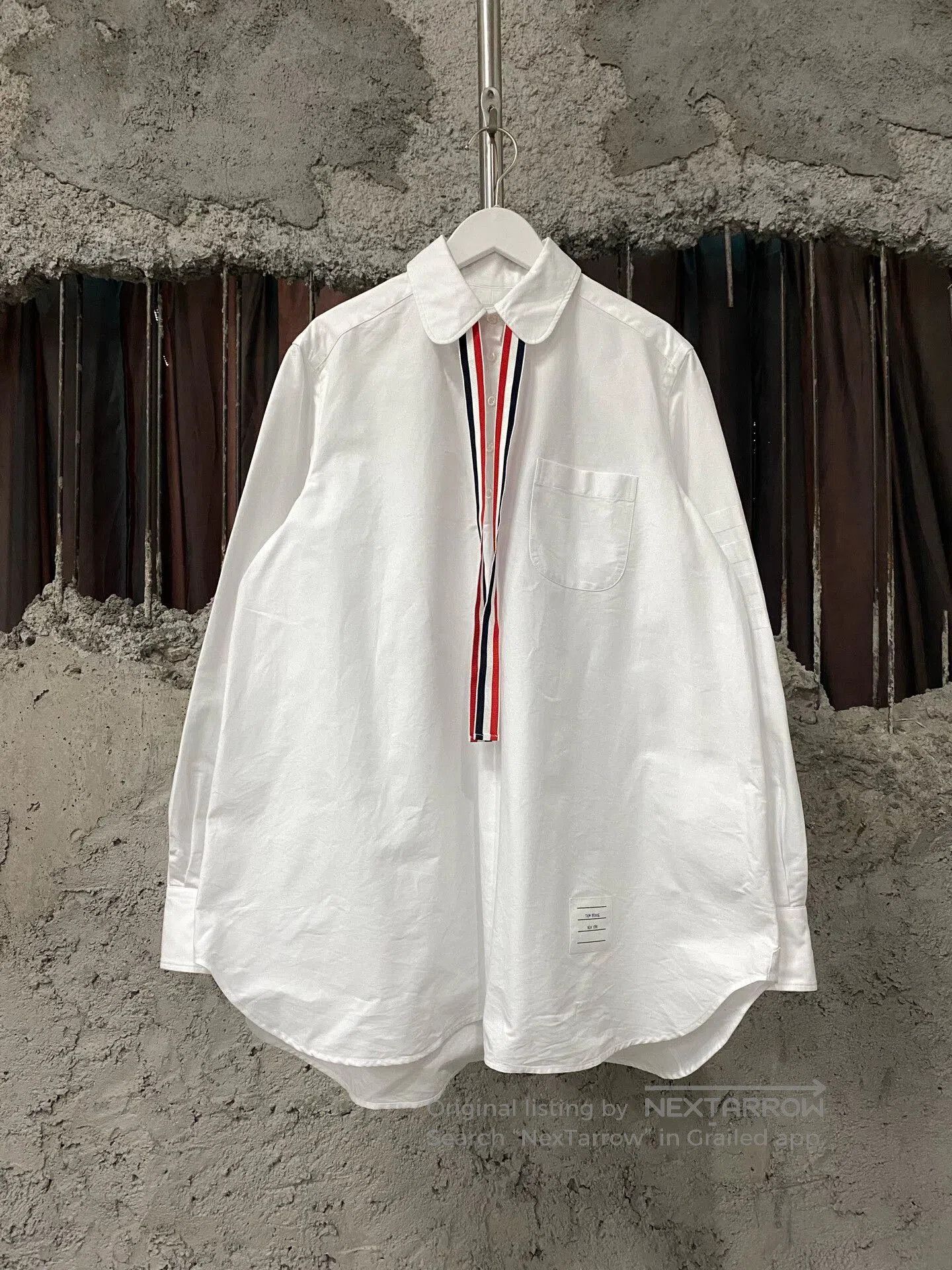 Thom Browne thom browne long sleeve white shirt. Size US M / EU 48-50 / 2 - 1 Thumbnail