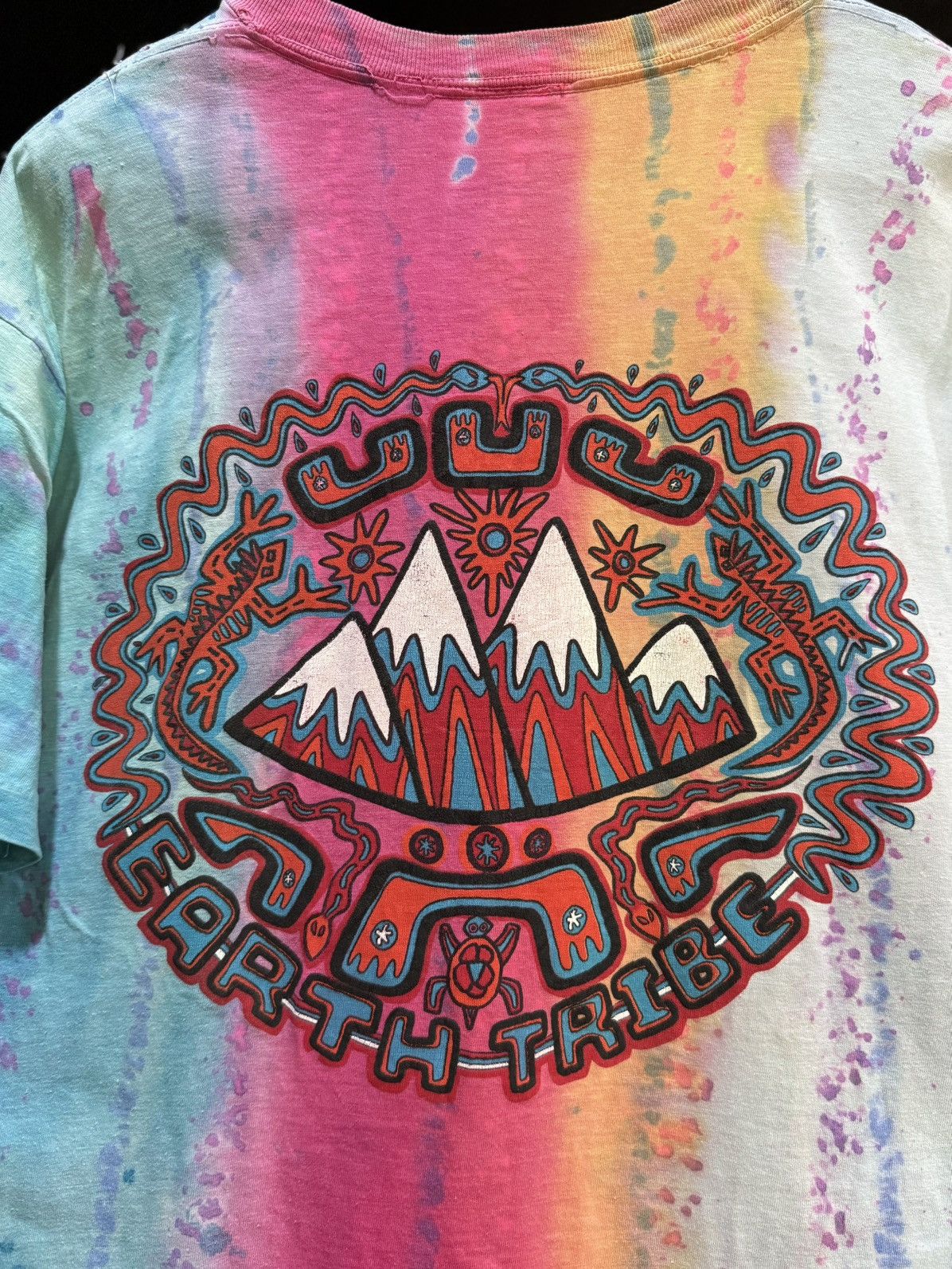 Arts & Science Vintage 90s Art Earth Tribe Tie Dye Tee Size US L / EU 52-54 / 3 - 2 Thumbnail