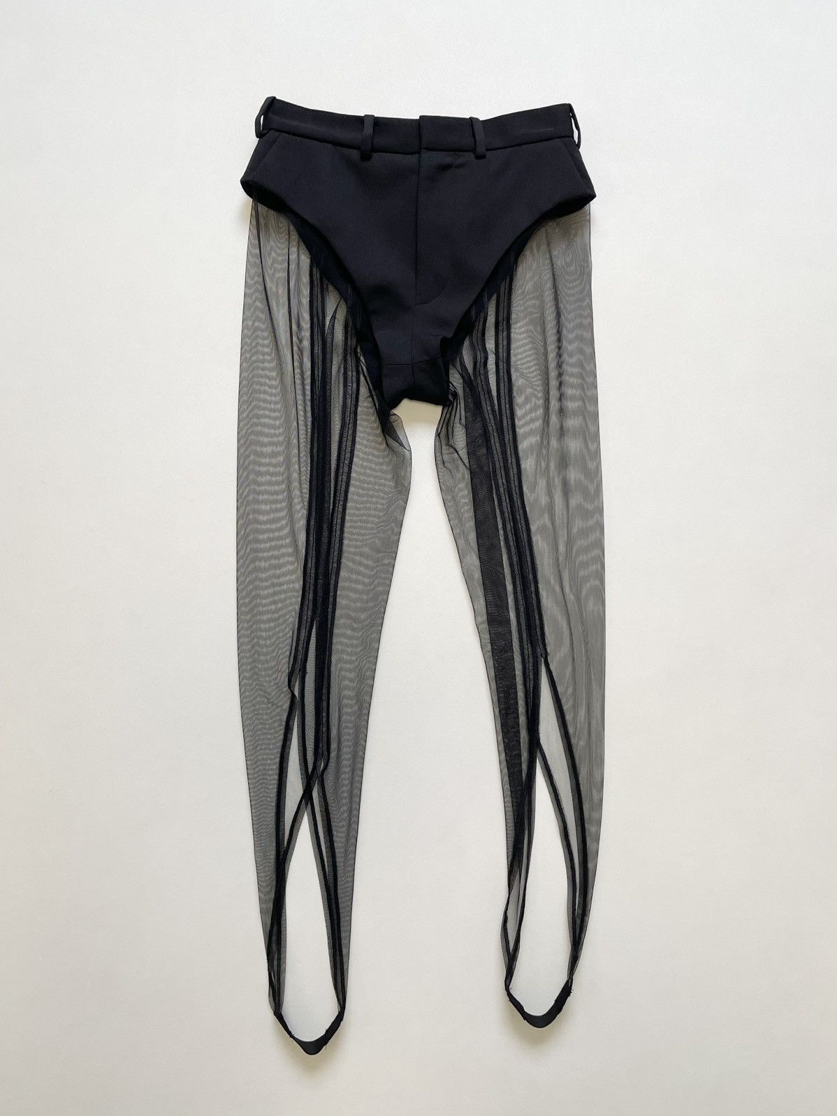 A/W 19 ‘Stockings Legs’ Black Wool Pants