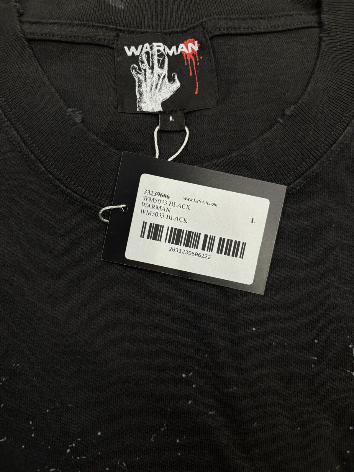 Vintage WARMAN CHOOSE YOUR FIGHTER GRAPHIC T-SHIRT, WASHED BLACK Size US L / EU 52-54 / 3 - 9 Thumbnail