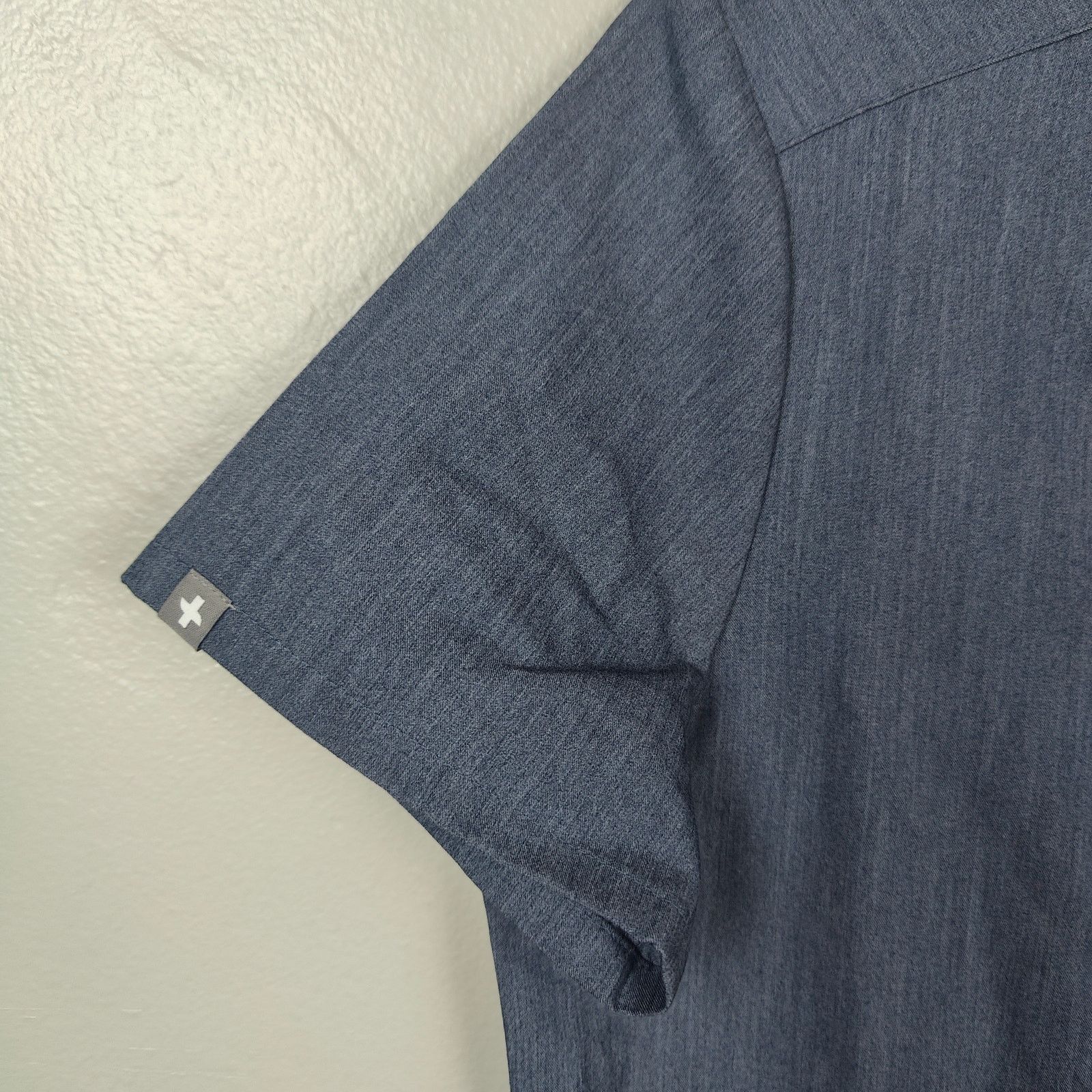 Other Figs Casma Scrub Top Womens Small Heather Denim Gray Size S / US 4 / IT 40 - 2 Thumbnail