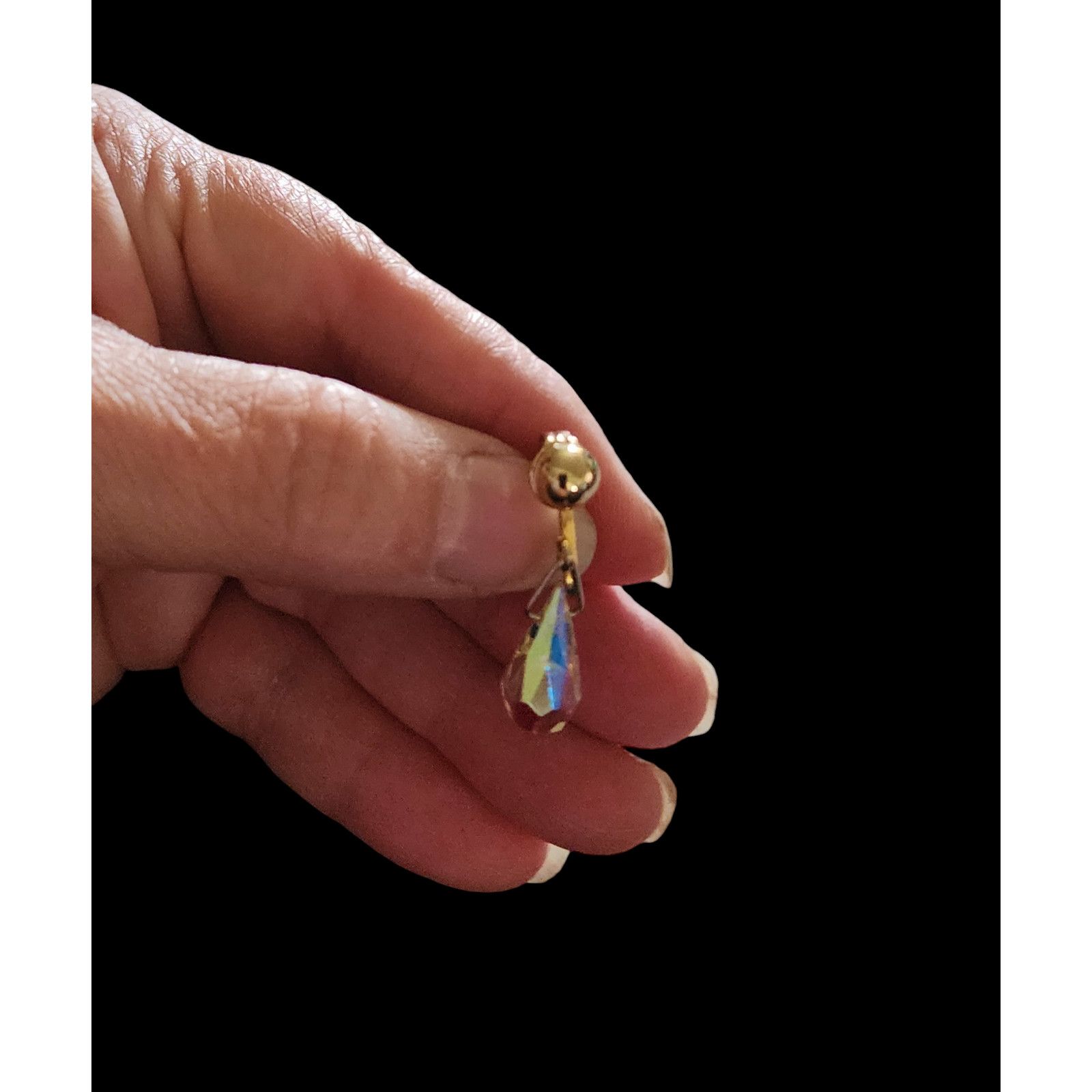 Sarah Flint Vintage Sarah Coventry aurora borealis AB crystal clip on Size ONE SIZE - 5 Thumbnail