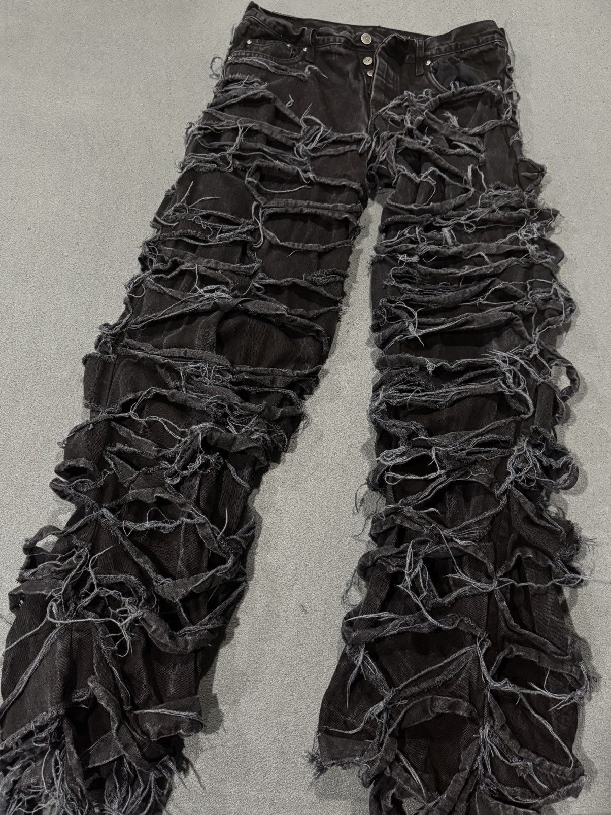 Reaper Jeans Baggy Black Denim