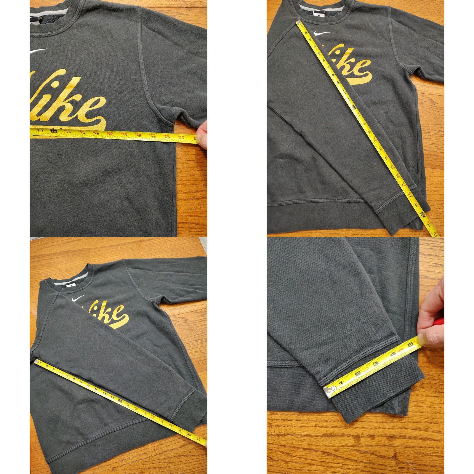 Nike Nike Volleyball Center Swoosh Crewneck Sweatshirt Small Pullover Long Sleeve Men Black Size US S / EU 44-46 / 1 - 8 Thumbnail