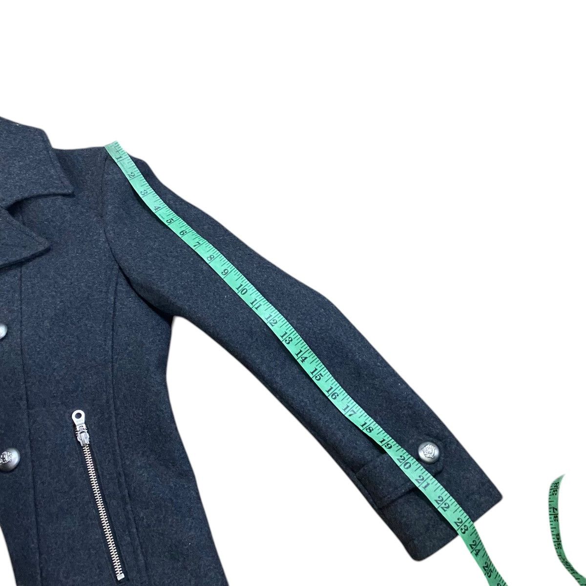 Vanquish Vintage Vanquish PeaCoat Short Coat Melton Double Coat Size US S / EU 44-46 / 1 - 15 Thumbnail