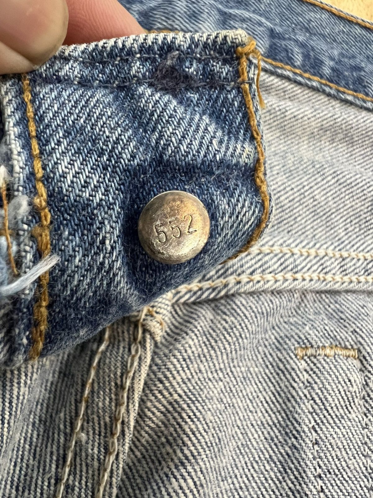 Levi's Vintage 90’s Levis 501 Small e Non Selvedge Denim Jeans Size US 32 / EU 48 - 7 Thumbnail