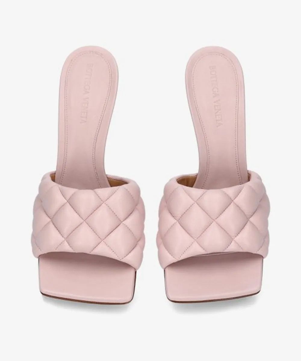 Bottega Veneta o1bcso1str0225 Padded Mules in Light Pink Size US 7 / IT 37 - 2 Thumbnail