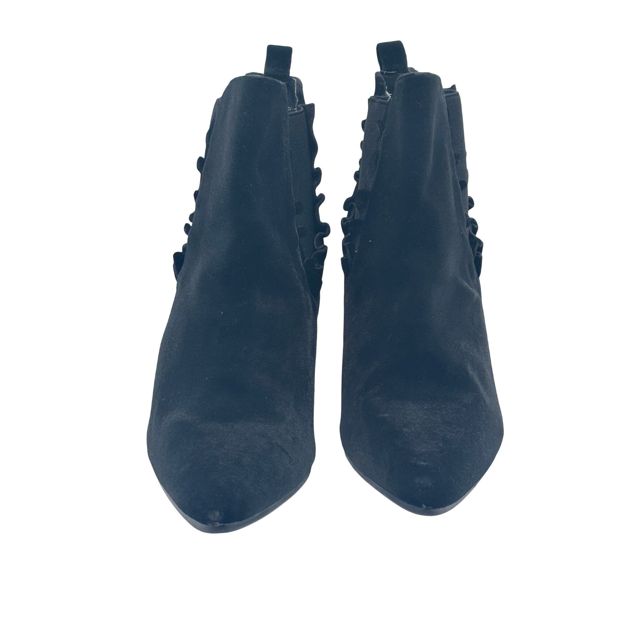 14th & Union 14th & Union Blaine Black Velvet Pointed Toe Pull-on Ankle B Size US 7.5 / IT 37.5 - 6 Thumbnail