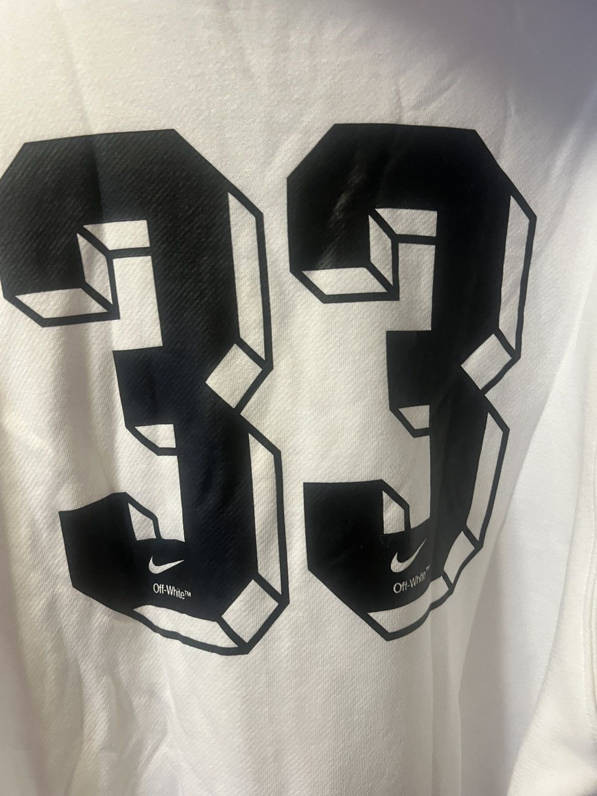 Nike × Off-White Nike Off-White Virgil white hoodie large Size US L / EU 52-54 / 3 - 4 Thumbnail