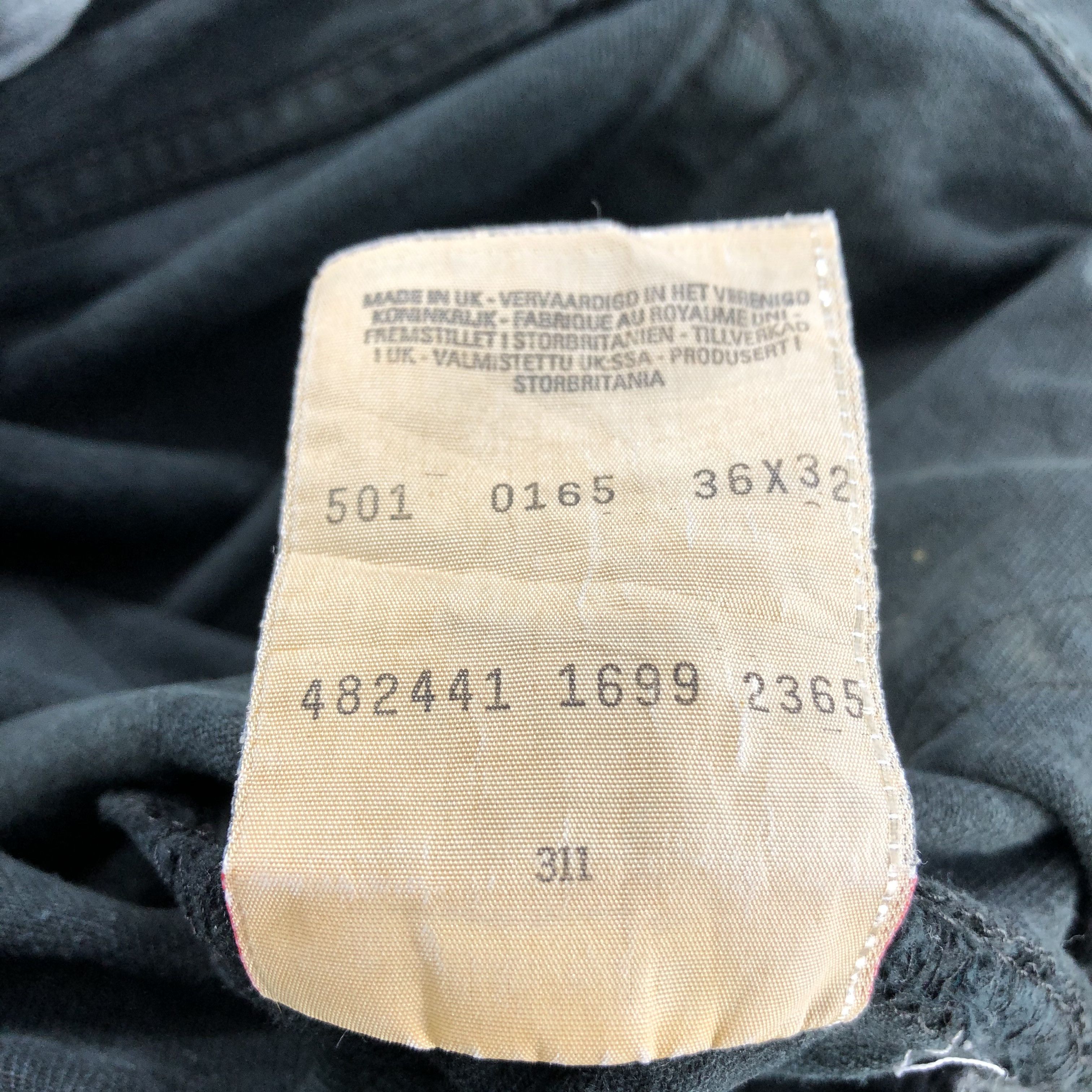 Levi's × Vintage Vintage 90s Levis 501 Jeans-JM1619 Size US 34 / EU 50 - 12 Thumbnail