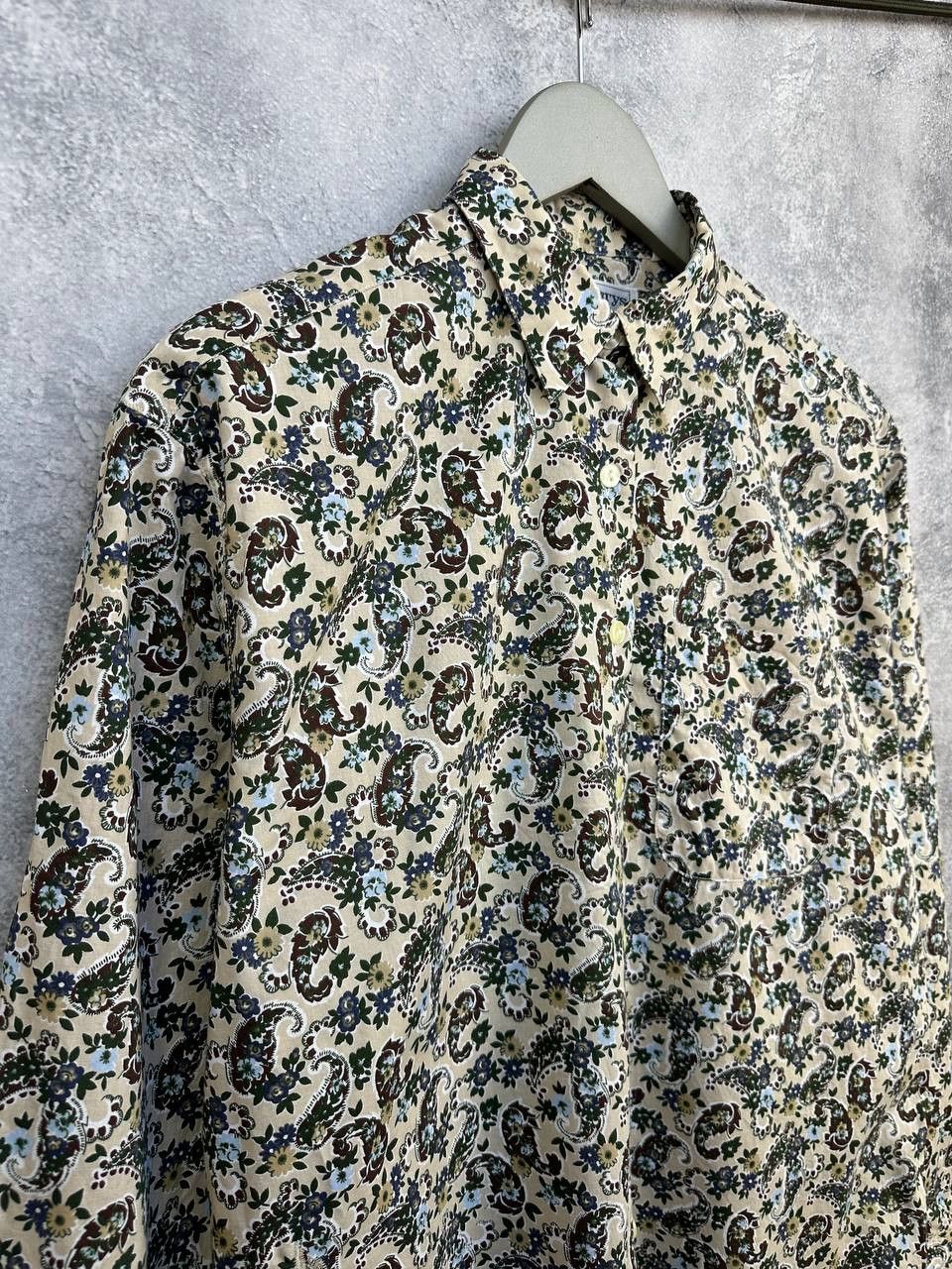 Burberry Burberrys of London France 90s Paisley Print Button Shirt Size US M / EU 48-50 / 2 - 3 Thumbnail
