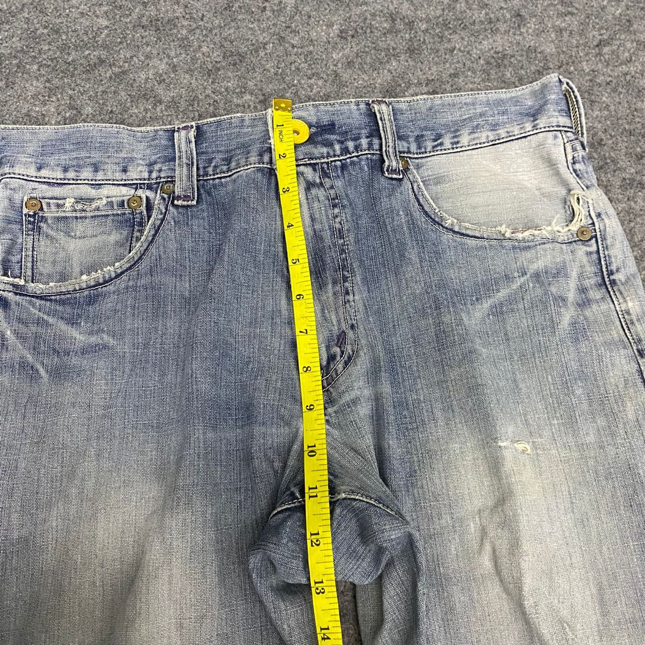 Japanese Brand 💥Vintage Levis Buckle Back Carpenter Distressed Distressed Size US 34 / EU 50 - 5 Thumbnail