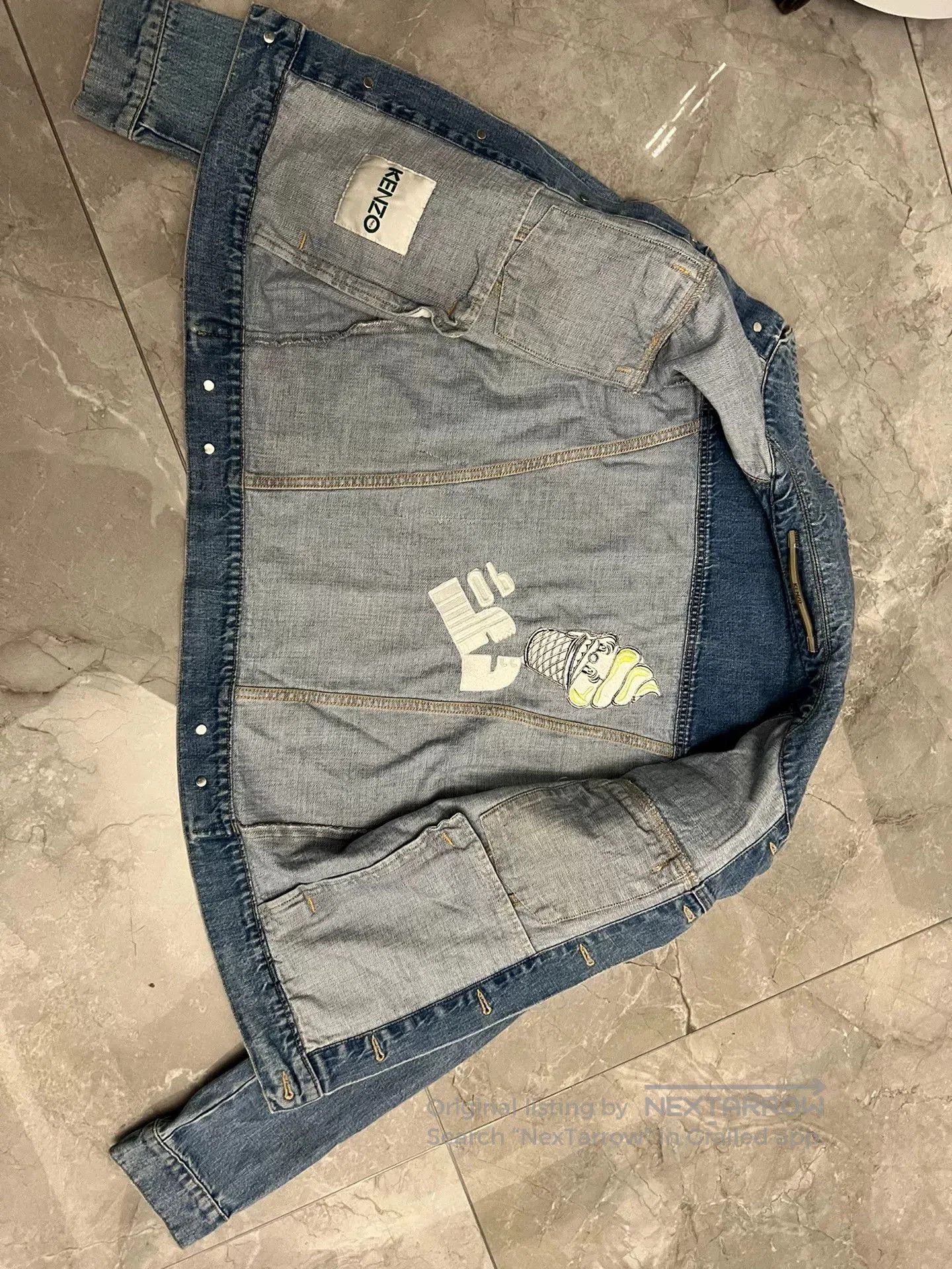 Kenzo KENZO Limited Animal Embroidery Denim Jacket. Size US S / EU 44-46 / 1 - 3 Thumbnail
