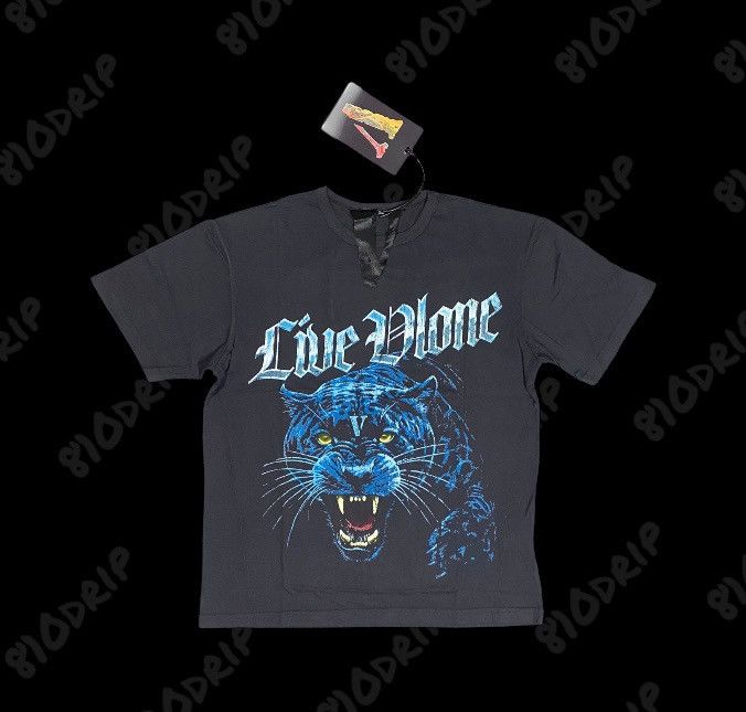 Vlone Vlone Panther Tee (M) Size US M / EU 48-50 / 2 - 1 Thumbnail