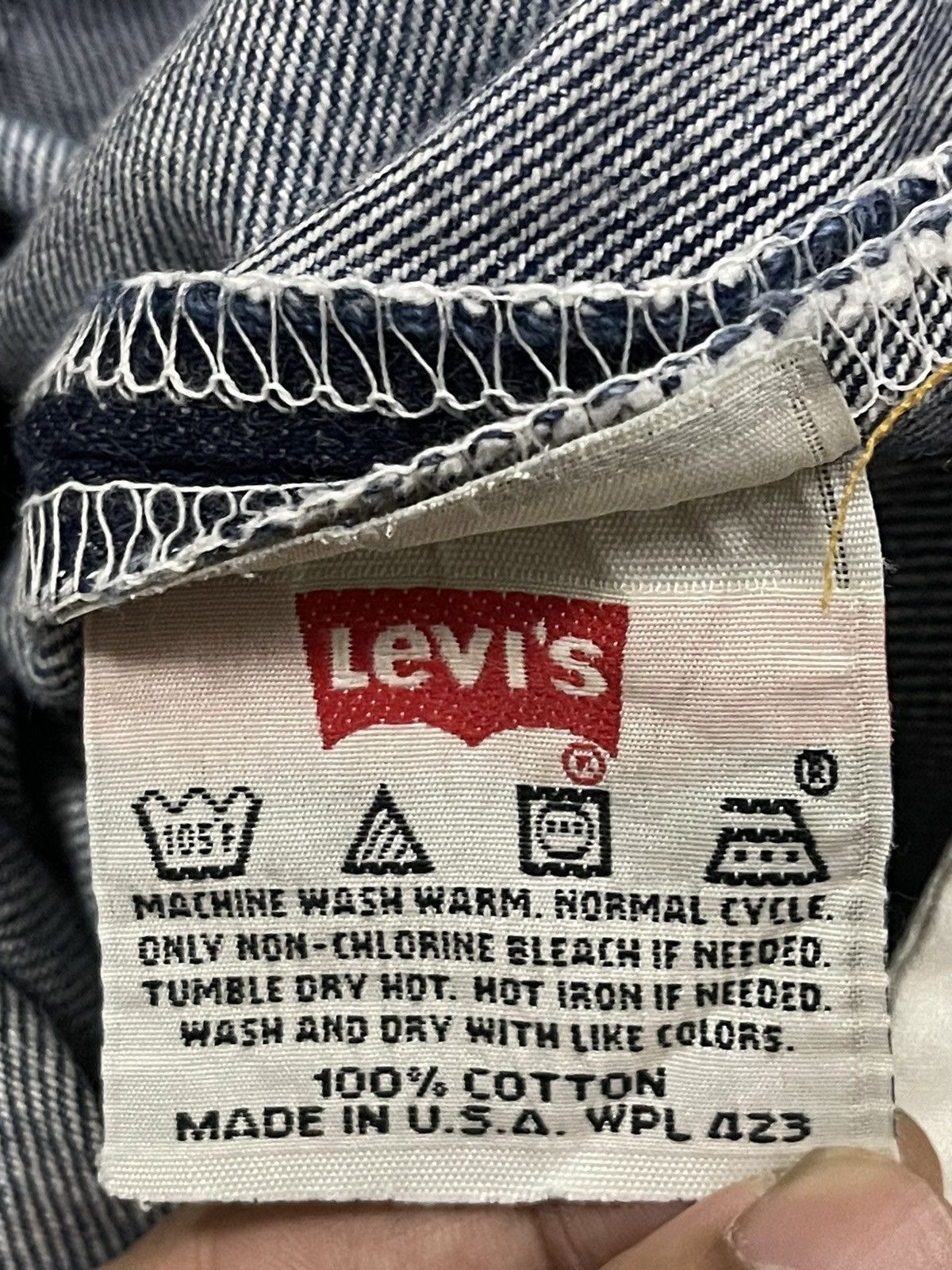 Levi's Vintage 90s Levis 501 Distressed Style Baggy Jeans Size US 30 / EU 46 - 7 Thumbnail