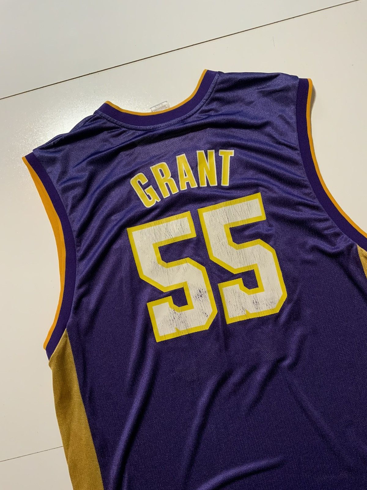 NBA × Reebok Los Angeles Lakers Brian Grant NBA #55 NBA Basketball Jersey Size US XL / EU 56 / 4 - 4 Thumbnail