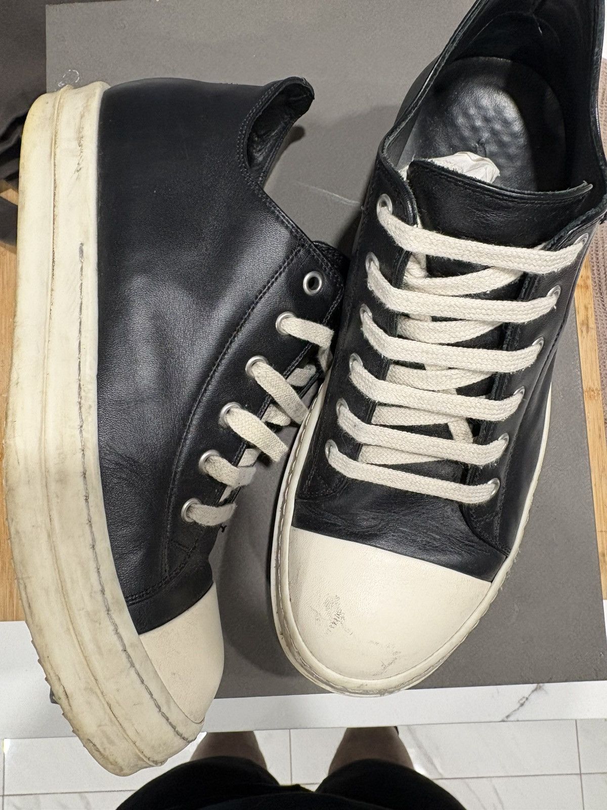 Rick Owens Rick Owens Ramones mainline CIB SIZE 40 Size US 9 / EU 42 - 2 Thumbnail