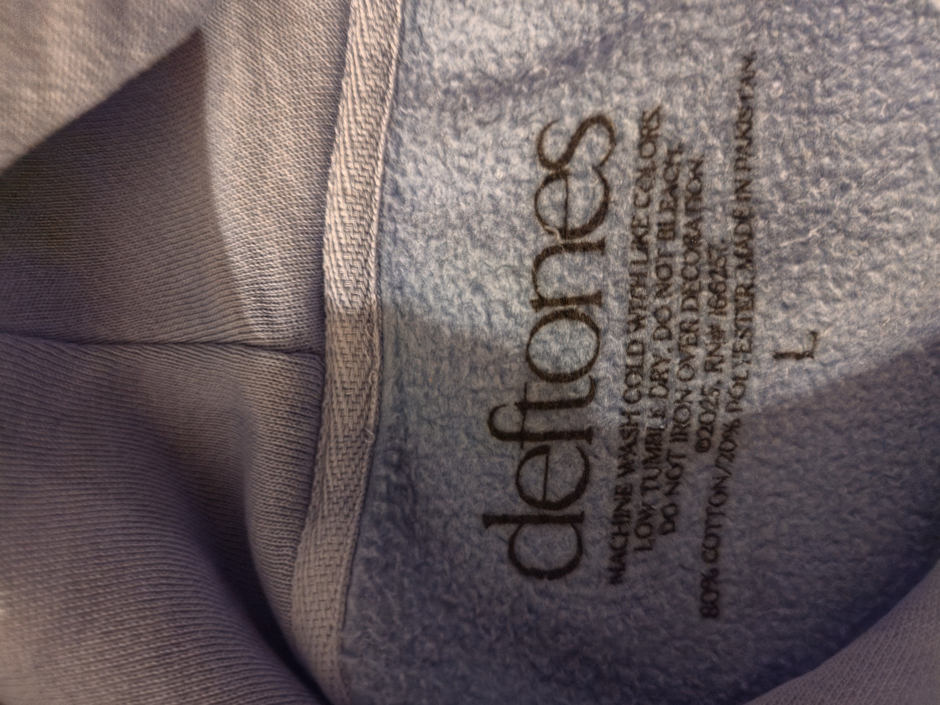 Other NWOT Official Deftones 25' Tour Blue Eyes Hoodie Large Size L / US 10 / IT 46 - 3 Thumbnail